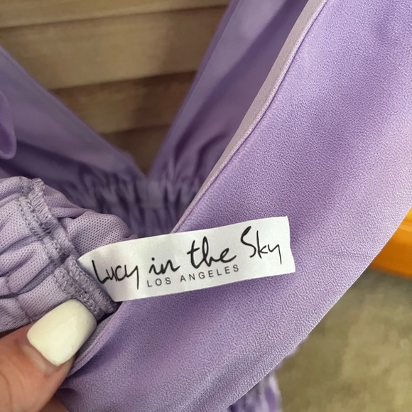 Purple cut-out dress - Picture 4 of 4